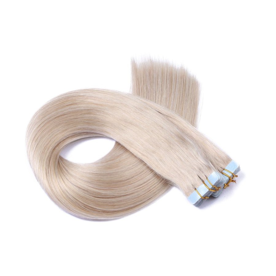 10 x Tape In - Grey / Grau - Hair Extens box