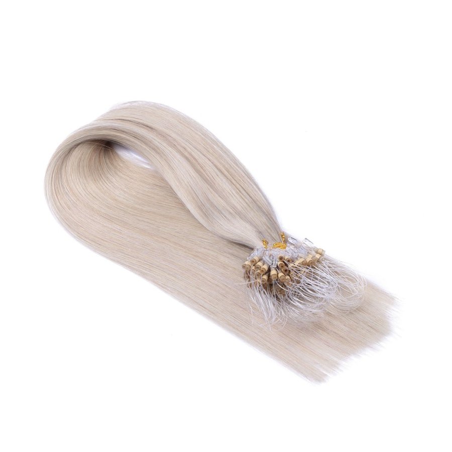 25 x Micro Ring / Loop - Grey / Grau - H box