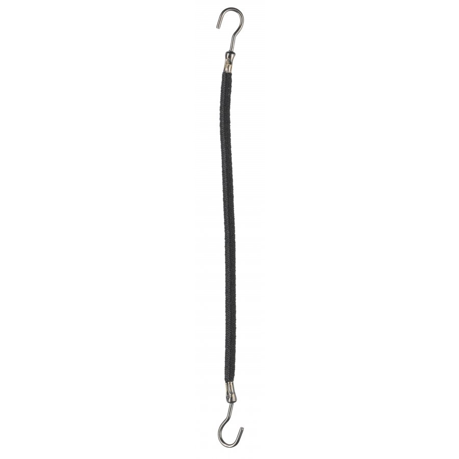Haarbinder 10St. Schwarz glatt Gummi 10cm