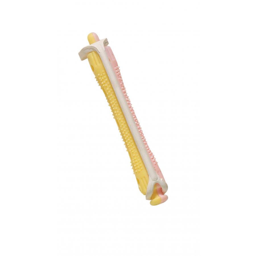 Comair KW-Wkl.2-fbg 12er 8mm kurz Rundgummi gelb/rosa Kaltwe