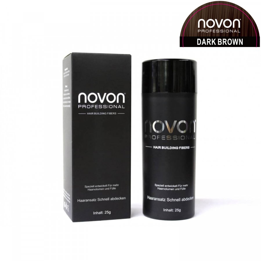 Novon Hair Building Fiber - Black 25 g - Schütthaar