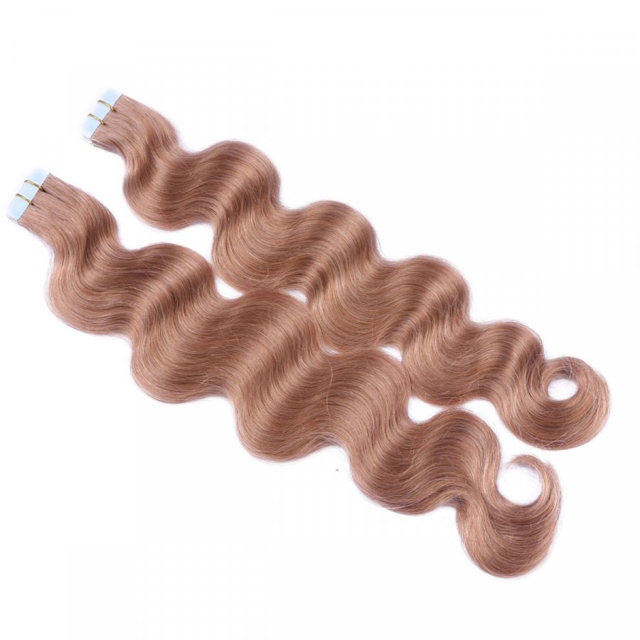 10 x Tape In - 27 - Honigblond - GEWELLT Hair Extensions - 2