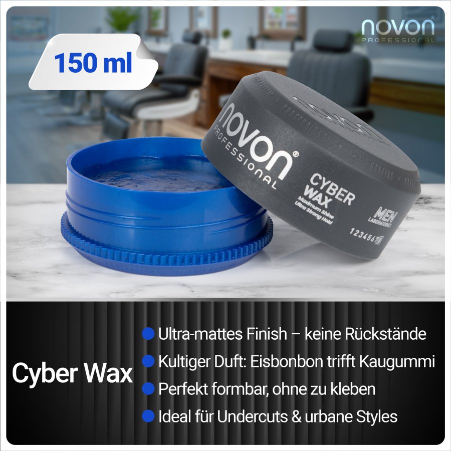 Novon Cyber Wax – 150 ml - Aqua Hair Wax