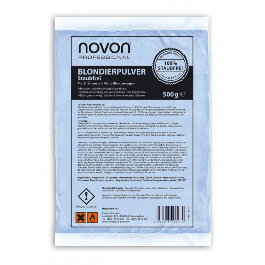 Novon Blondierpulver Staubfrei 50 g