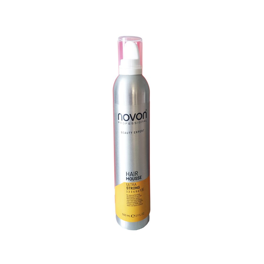 Novon Hair Mousse Ultra Strong 500 ml box