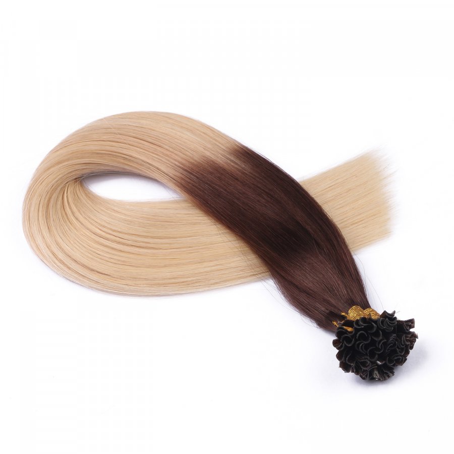25 x Keratin Bonding Hair Extensions - 2/60 Ombre - 120% Ech