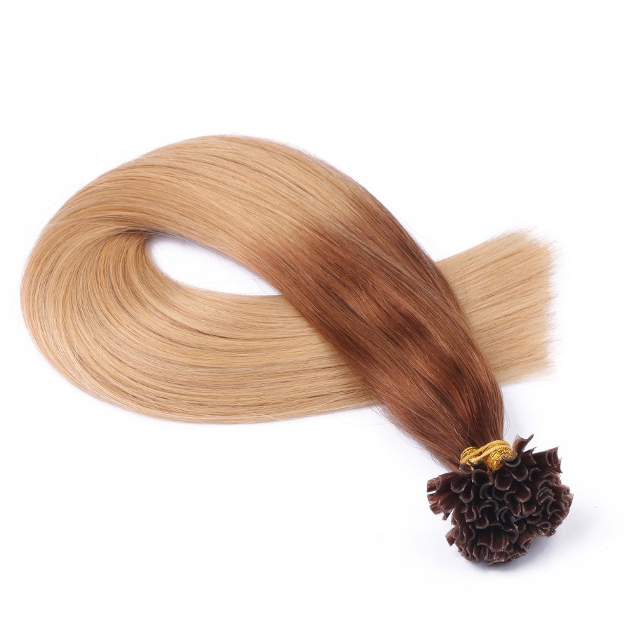 25 x Keratin Bonding Hair Extensions - 12/26 Ombre - 120% Ec