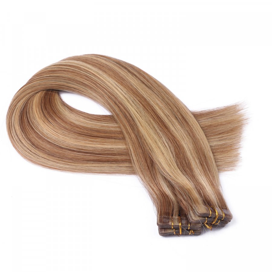 10 x Tape In - 18/24 Gesträhnt - Hair Extensions - 2,5g