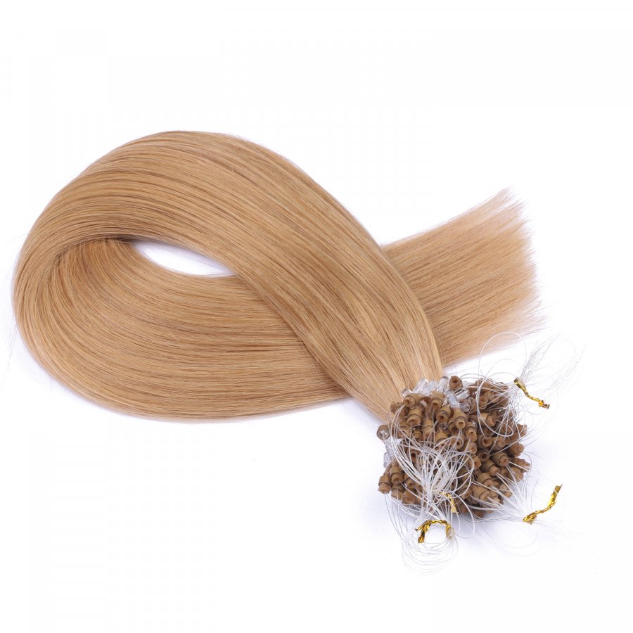 25 x Micro Ring / Loop - 19 Mittelgoldblond - Hair Extension