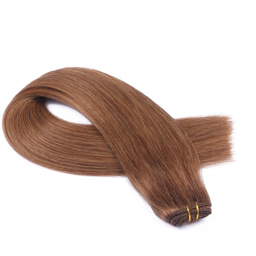 Echthaar Tressen - Weft Extentions - 9 Mittelblond