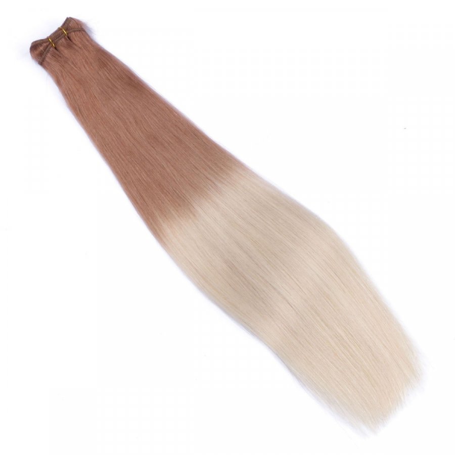 Echthaar Tressen - Weft Extentions - 12/60 Ombre