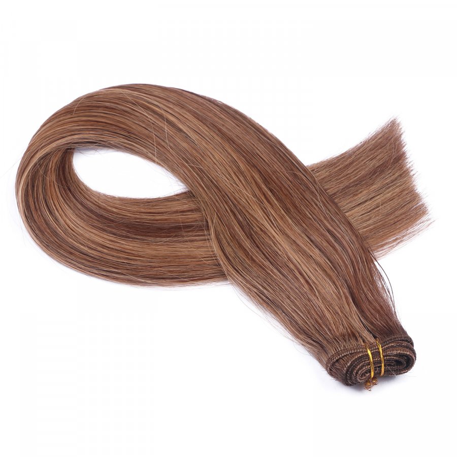 Echthaar Tressen - Weft Extentions - 6/12 Gesträhnt