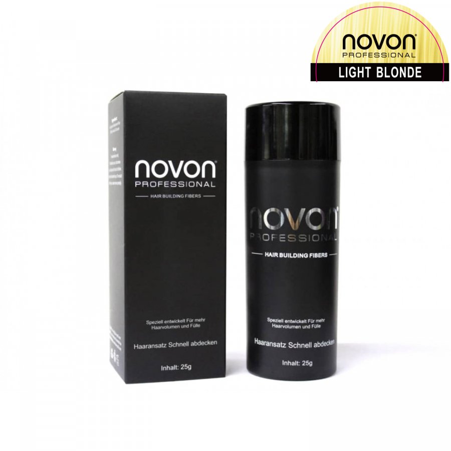Novon Hair Building Fiber - Light Blond 25 g - Schüttha