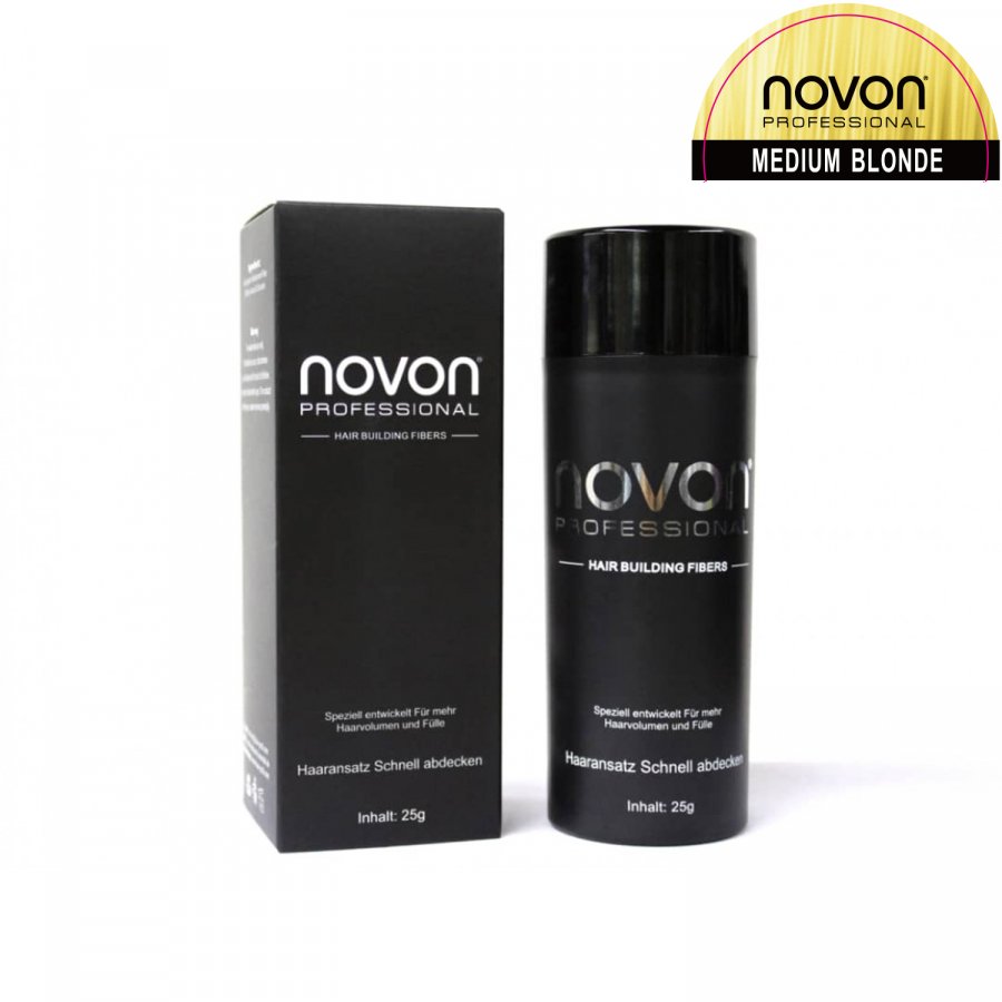 Novon Hair Building Fiber - Medium Blond 25 g - Schütth