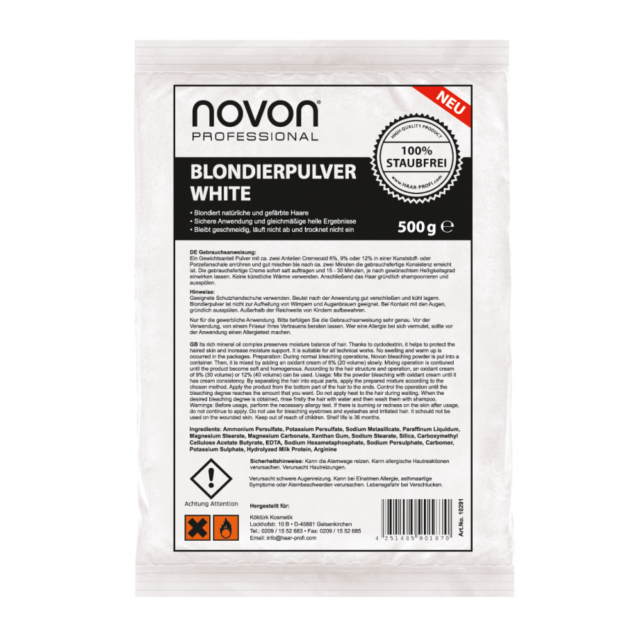Novon Blondierpulver White 500 g