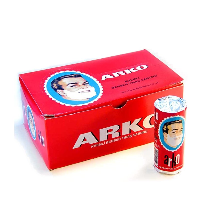 ARKO Rasierseife Inhalt 12 Stück á 75 gr.
