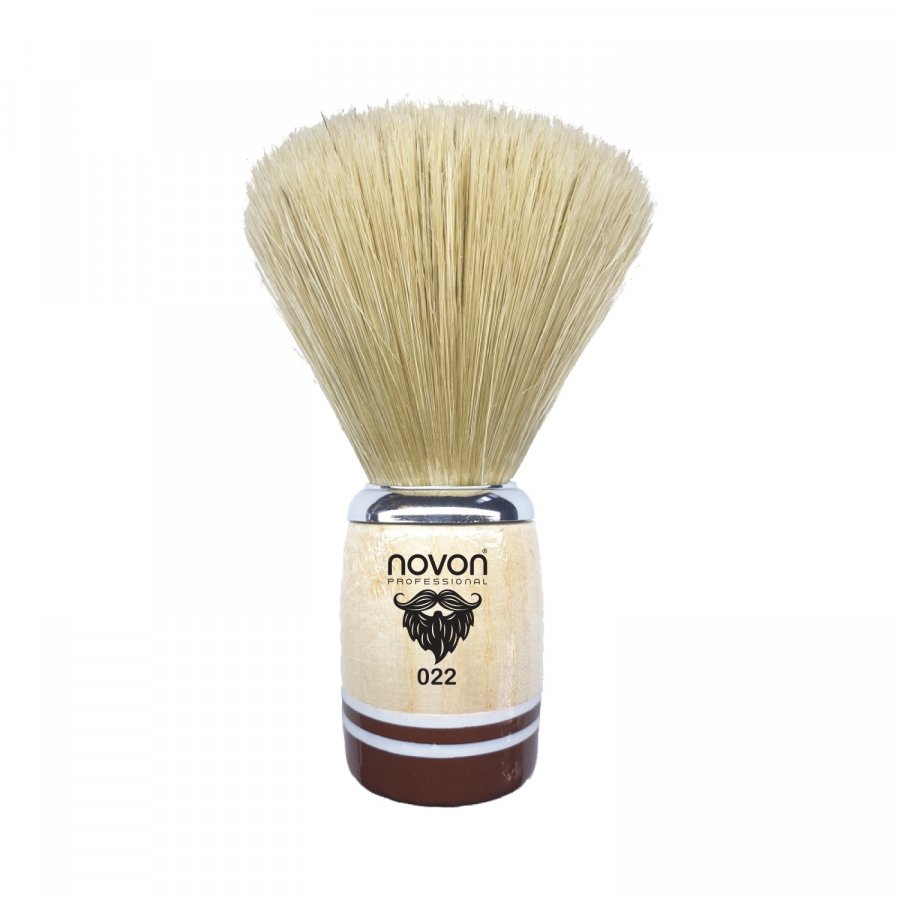 Novon Rasierpinsel / Shaving Brush Mod. 022 Brown