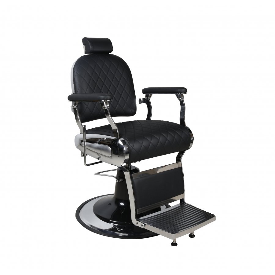 Barber Chair - TIGER - Herrenstuhl - Black