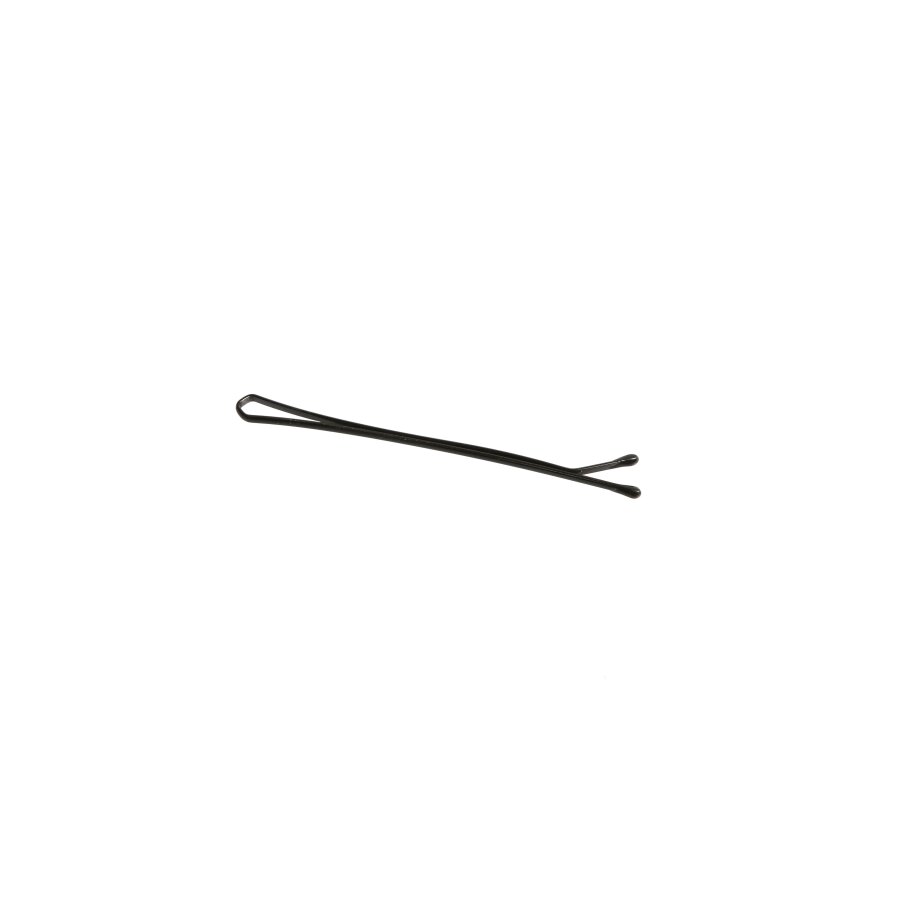Hair Grips Black Straight with Ball 50mm - 500g
