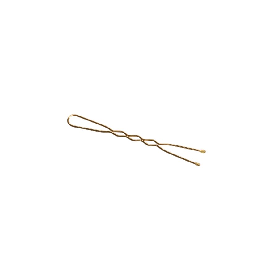 Hair Pins Gold with Balls 65mm - 500g