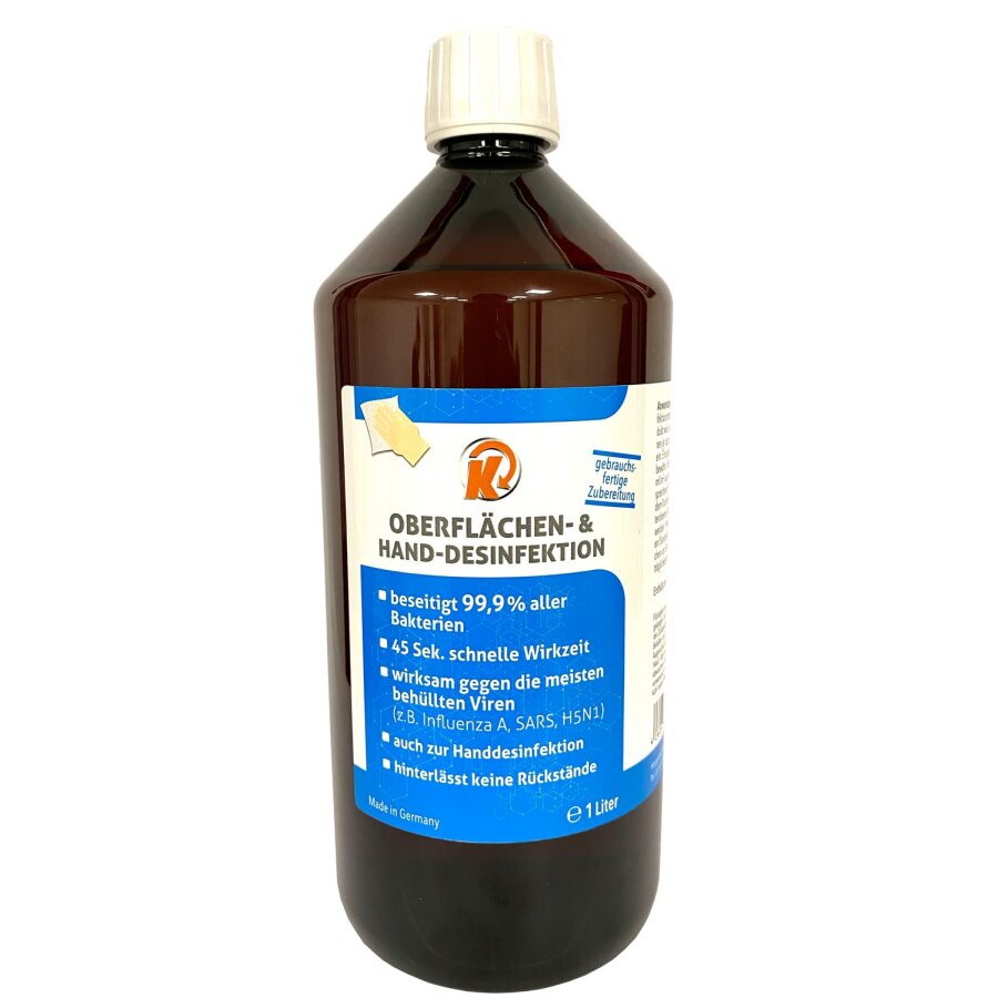 Oberflächen und Hand Desinfektion antibakteriell 1000ml