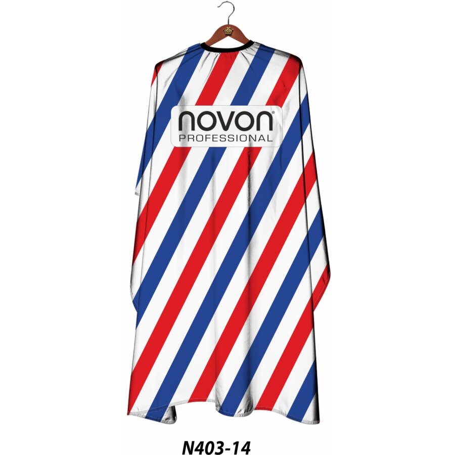 Novon Professional Hairdresser Cape/ Umhang - weiß - b