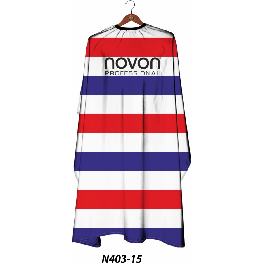 Novon Professional Hairdresser Cape/ Umhang - weiß - b