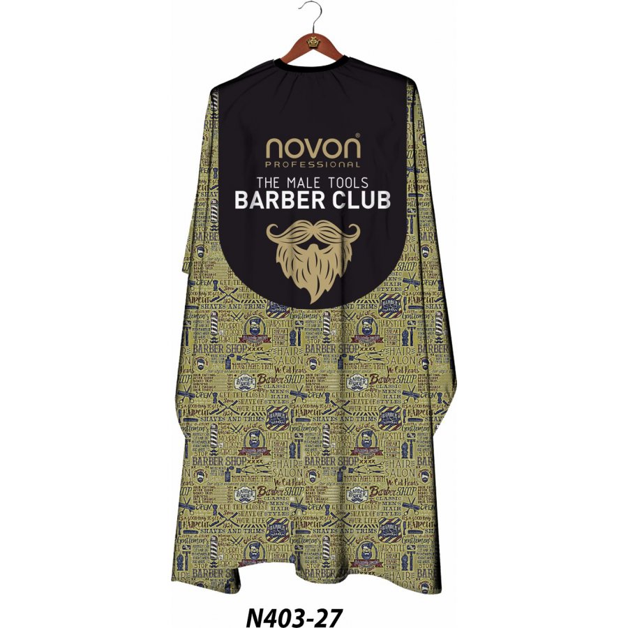 Novon Professional Hairdresser Cape/ Umhang - schwarz -...