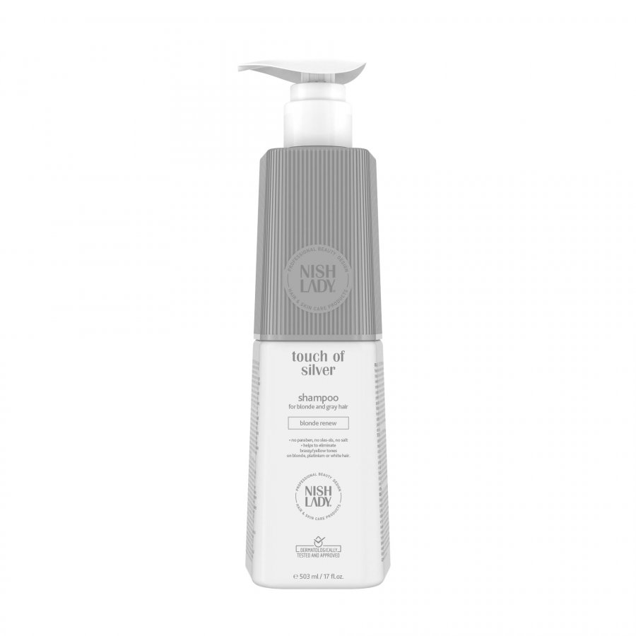 NISHLADY SHAMPOO TOUCH OF SILVER 503ml