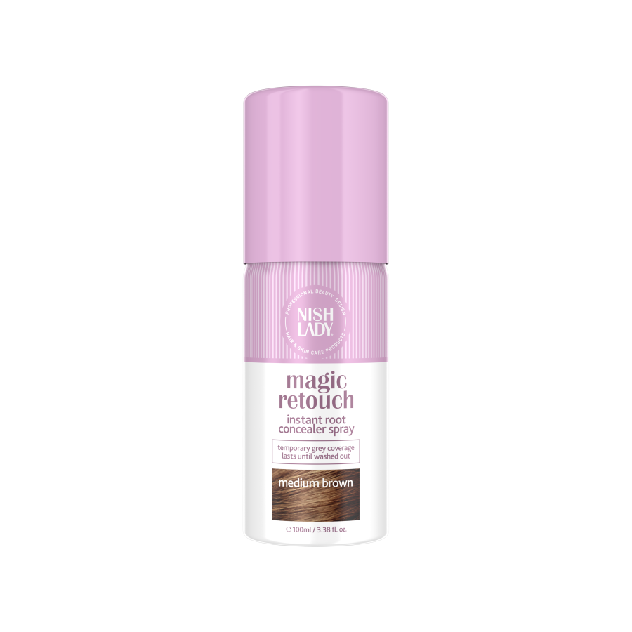 NISHLADY MAGIC RETOUCH MEDIUM BROWN 100ml