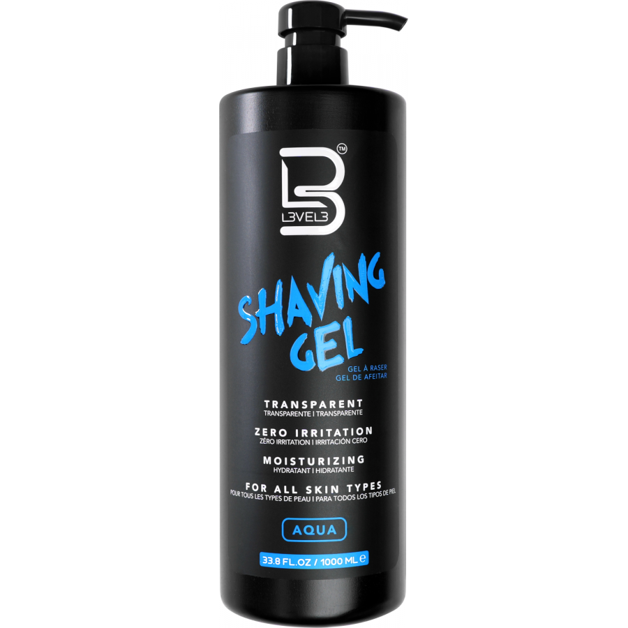 L3VEL3 Shaving Gel Aqua 1000ml