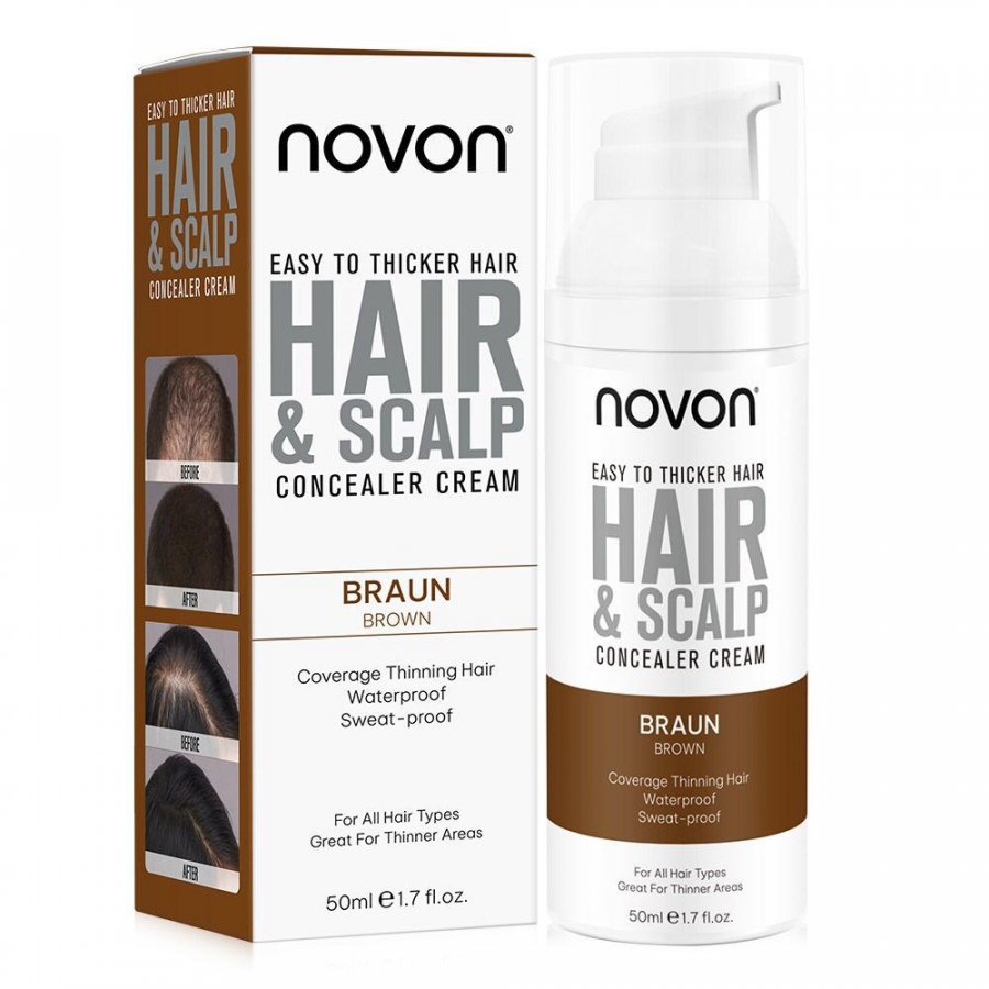 Novon Hair Concealer Cream Braun 50 ml