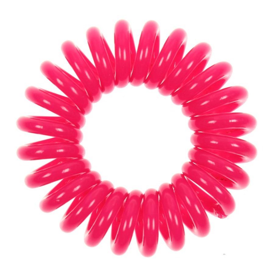 Loop Haargummi 6er Pack (dunkle Pink) Spiral Haarband / Haar