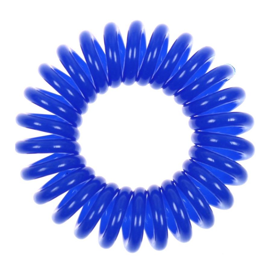 Loop Haargummi 6er Pack (Blau) Spiral Haarband / Haarbinder