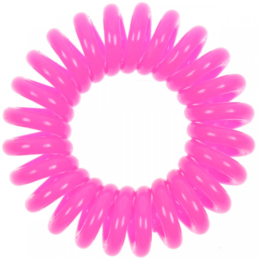 Loop Haargummi 6er Pack (Pink) Spiral Haarband / Haarbinder