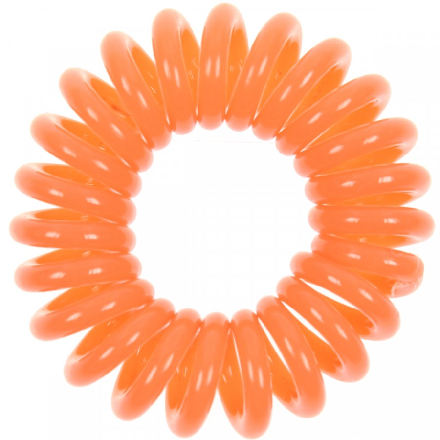 Loop Haargummi 6er Pack (Orange) Spiral Haarband / Haarbinde