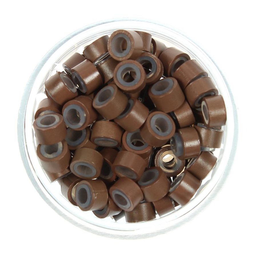 Microringe 100st. Hellbraun für Micro Ring Extentions