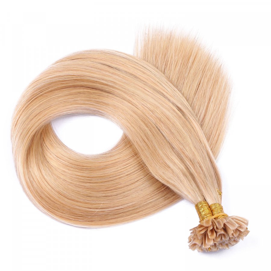 25 x Keratin Bonding Hair Extensions - 18 Naturaschblond - 1