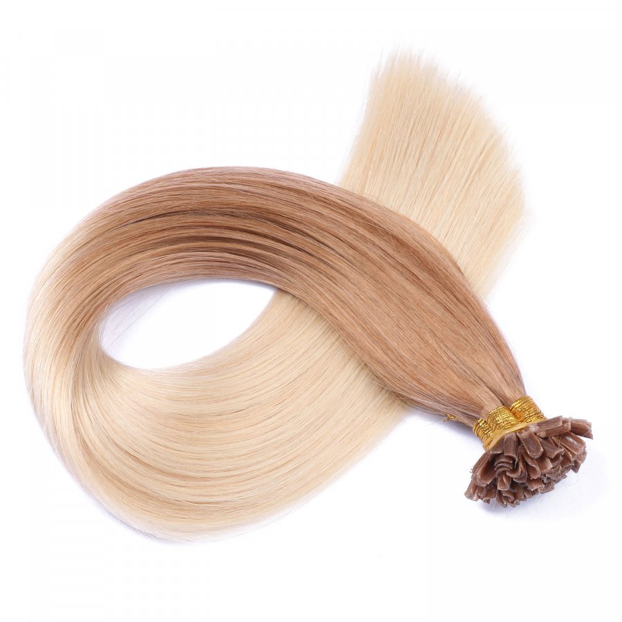 25 x Keratin Bonding Hair Extensions - 12/60 Ombre - 120% Ec