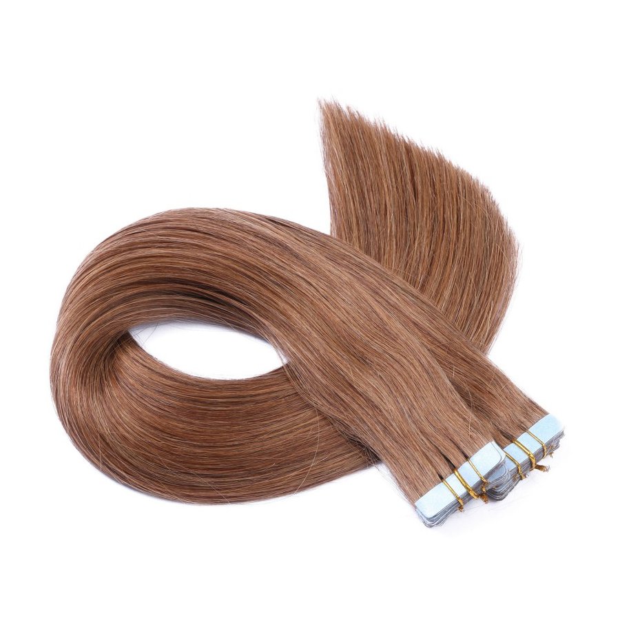 10 x Tape In - 8 Goldbraun - Hair Extens box