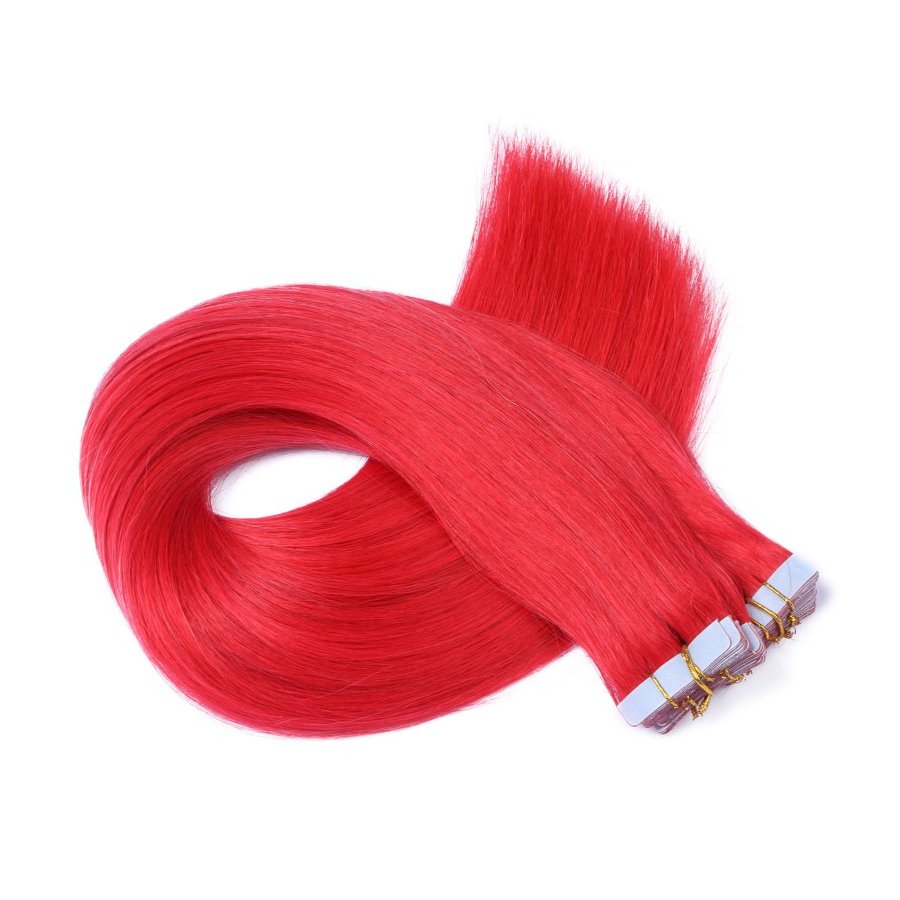 10 x Tape In - Red - Hair Extensions - 2 box