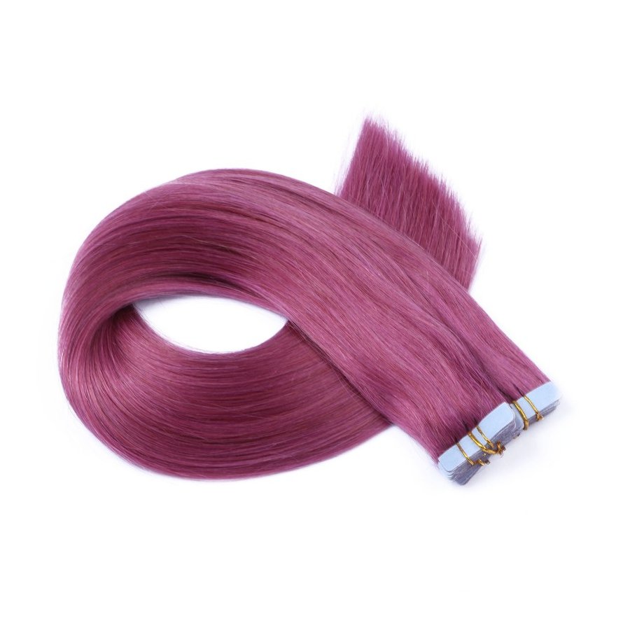 10 x Tape In - Violett - Hair Extensions box